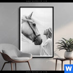 Poster Pferd Wildnis Liebe Hochformat Produktvorschau mit dem Bild Pferd - Wildnis Liebe im Format Hochformat.