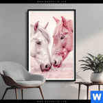 Poster Pferde Harmonie In Pastell Hochformat Produktvorschau mit dem Bild Pferde - Harmonie in Pastell im Format Hochformat.