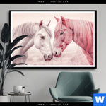 Poster Pferde Harmonie In Pastell Querformat Produktvorschau mit dem Bild Pferde - Harmonie in Pastell im Format Querformat.