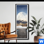 Poster Pier Am Fluss Schmal Produktvorschau mit dem Bild Pier am Fluss im Format Schmal.