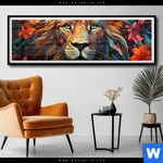 Poster Pop Art Leo Panorama Produktvorschau mit dem Bild Pop Art Leo im Format Panorama.