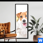 Poster Prost Tierische Party Schmal Produktvorschau mit dem Bild Prost - tierische Party im Format Schmal.