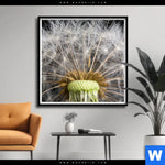 Poster Pusteblume No 10 Quadrat Produktvorschau mit dem Bild Pusteblume No. 10 im Format Quadrat.