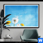 Poster Pusteblume No 2 Querformat Produktvorschau mit dem Bild Pusteblume No. 2 im Format Querformat.