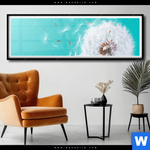 Poster Pusteblume No 4 Panorama Produktvorschau mit dem Bild Pusteblume No. 4 im Format Panorama.