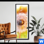 Poster Pusteblume No 8 Schmal Produktvorschau mit dem Bild Pusteblume No. 8 im Format Schmal.