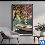 Poster Romantische Bootstour Hochformat Produktvorschau mit dem Bild Romantische Bootstour im Format Hochformat.