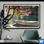 Poster Romantische Bootstour Querformat Produktvorschau mit dem Bild Romantische Bootstour im Format Querformat.