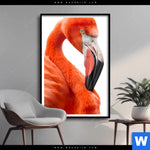 Poster Rosa Flamingo Hochformat Produktvorschau mit dem Bild Rosa Flamingo im Format Hochformat.