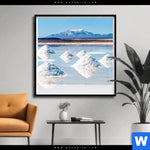 Poster Salzlandschaft In Den Anden Quadrat Produktvorschau mit dem Bild Salzlandschaft in den Anden im Format Quadrat.