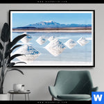 Poster Salzlandschaft In Den Anden Querformat Produktvorschau mit dem Bild Salzlandschaft in den Anden im Format Querformat.