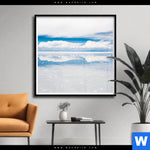 Poster Salzsee In Bolivien Quadrat Produktvorschau mit dem Bild Salzsee in Bolivien im Format Quadrat.