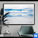 Poster Salzsee In Bolivien Querformat Produktvorschau mit dem Bild Salzsee in Bolivien im Format Querformat.