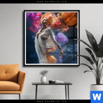 Poster Schlafende Nixe Quadrat Produktvorschau mit dem Bild Schlafende Nixe im Format Quadrat.