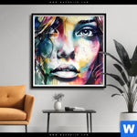 Poster Schoenes Maedchen Sophie Quadrat Produktvorschau mit dem Bild Schönes Mädchen Sophie im Format Quadrat.