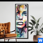 Poster Schoenes Maedchen Sophie Schmal Produktvorschau mit dem Bild Schönes Mädchen Sophie im Format Schmal.