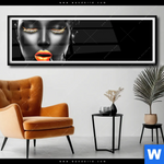 Poster Schoenheit In Schwarz Panorama Produktvorschau mit dem Bild Schönheit in Schwarz im Format Panorama.