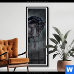 Poster Schwarzer Hengst Schmal Produktvorschau mit dem Bild Schwarzer Hengst im Format Schmal.