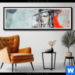 Poster Schweigsame Frau Panorama Produktvorschau mit dem Bild Schweigsame Frau im Format Panorama.