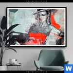 Poster Schweigsame Frau Querformat Produktvorschau mit dem Bild Schweigsame Frau im Format Querformat.