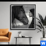 Poster Seelenblick Quadrat Produktvorschau mit dem Bild Seelenblick im Format Quadrat.