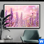 Poster Sommeridylle Mit Lavendel Querformat Produktvorschau mit dem Bild Sommeridylle mit Lavendel im Format Querformat.