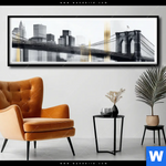 Poster Stadt Der Goldenen Traeume Panorama Produktvorschau mit dem Bild Stadt der goldenen Träume im Format Panorama.