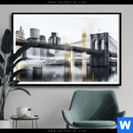 Poster Stadt Der Goldenen Traeume Querformat Produktvorschau mit dem Bild Stadt der goldenen Träume im Format Querformat.