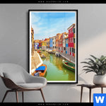 Poster Strassen Von Venedig Hochformat Produktvorschau mit dem Bild Straßen von Venedig im Format Hochformat.
