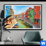 Poster Strassen Von Venedig Querformat Produktvorschau mit dem Bild Straßen von Venedig im Format Querformat.