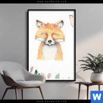 Poster Tiere Des Waldes Hochformat Produktvorschau mit dem Bild Tiere des Waldes im Format Hochformat.