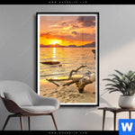 Poster Traumhafte Meereskulisse Hochformat Produktvorschau mit dem Bild Traumhafte Meereskulisse im Format Hochformat.