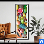 Poster Tropische Fruechte Schmal Produktvorschau mit dem Bild Tropische Früchte im Format Schmal.