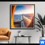 Poster Ueber Den Wolken Quadrat Produktvorschau mit dem Bild Über den Wolken im Format Quadrat.