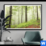 Poster Unberuehrte Natur Der Wald Querformat Produktvorschau mit dem Bild Unberührte Natur - Der Wald im Format Querformat.