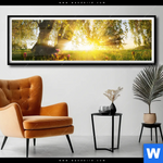 Poster Unberuehrte Natur Panorama Produktvorschau mit dem Bild Unberührte Natur im Format Panorama.