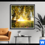 Poster Unberuehrte Natur Quadrat Produktvorschau mit dem Bild Unberührte Natur im Format Quadrat.