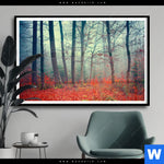 Poster Vertraeumter Wald Querformat Produktvorschau mit dem Bild Verträumter Wald im Format Querformat.