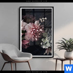 Poster Vintage Blumen Hochformat Produktvorschau mit dem Bild Vintage Blumen im Format Hochformat.