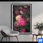 Poster Vintage Blumen No 2 Hochformat Produktvorschau mit dem Bild Vintage Blumen No. 2 im Format Hochformat.