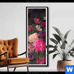 Poster Vintage Blumen No 2 Schmal Produktvorschau mit dem Bild Vintage Blumen No. 2 im Format Schmal.