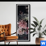 Poster Vintage Blumen Schmal Produktvorschau mit dem Bild Vintage Blumen im Format Schmal.