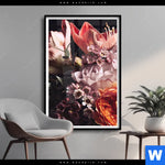 Poster Vintage Blumenstrauss Hochformat Produktvorschau mit dem Bild Vintage Blumenstrauß im Format Hochformat.