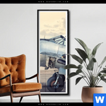 Poster Vintage Flugzeug Schmal Produktvorschau mit dem Bild Vintage Flugzeug im Format Schmal.