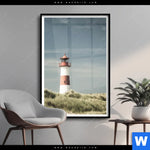 Poster Vintage Leuchtturm Hochformat Produktvorschau mit dem Bild Vintage Leuchtturm im Format Hochformat.