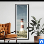 Poster Vintage Leuchtturm Schmal Produktvorschau mit dem Bild Vintage Leuchtturm im Format Schmal.