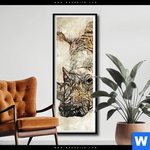 Poster Vintage Nashorn Schmal Produktvorschau mit dem Bild Vintage Nashorn im Format Schmal.