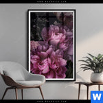 Poster Vintage Pfingstrosen Hochformat Produktvorschau mit dem Bild Vintage Pfingstrosen im Format Hochformat.