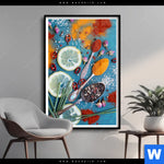 Poster Vintage Silberloeffel Mit Gewuerzen Hochformat Produktvorschau mit dem Bild Vintage Silberlöffel mit Gewürzen im Format Hochformat.