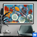 Poster Vintage Silberloeffel Mit Gewuerzen Querformat Produktvorschau mit dem Bild Vintage Silberlöffel mit Gewürzen im Format Querformat.